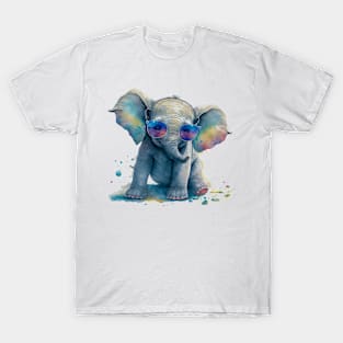 cute elephant sunglasses T-Shirt